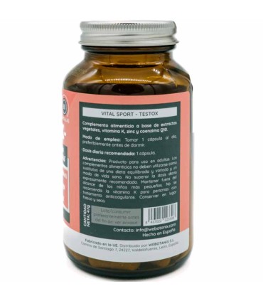 testox vital sport webotanix 60 capsulas