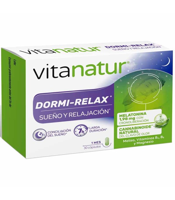 dormi relax vitanatur 30 capsulas