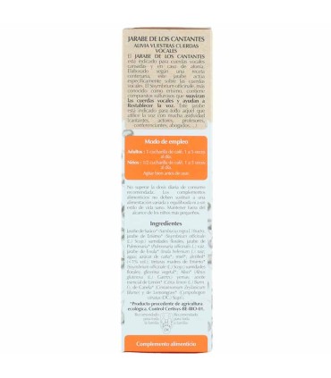 Jarabe de los Cantantes 250 ml