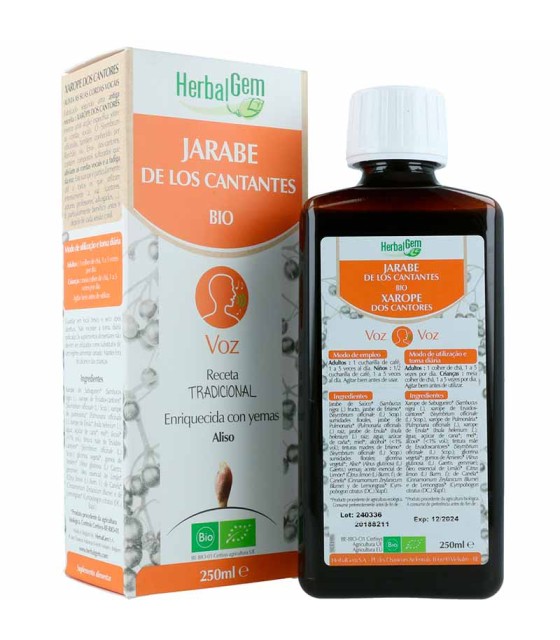 jarabe de los cantantes herbal gem 250 ml