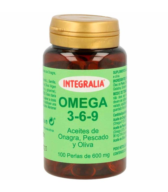 omega 3 6 9 integralia 100 perlas 600 mg