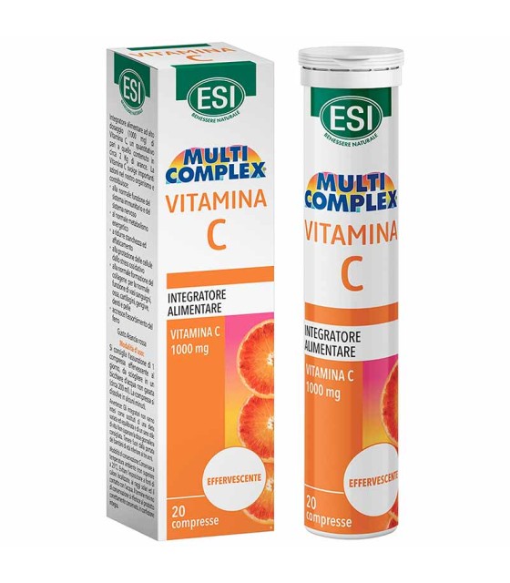 vitamina c multi complex esi 20 comprimidos efervescentes