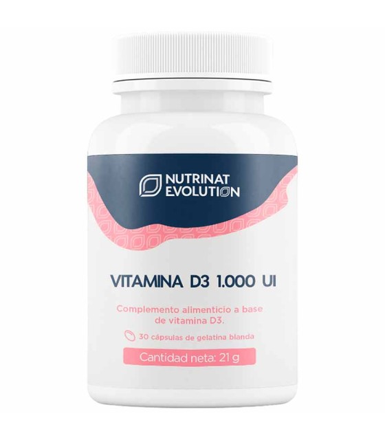 vitamina d3 1000 ui nutrinat evolution 30 capsulas