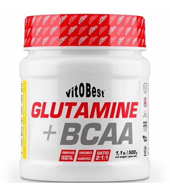 glutamina bcaa vitobest limon 500 gr