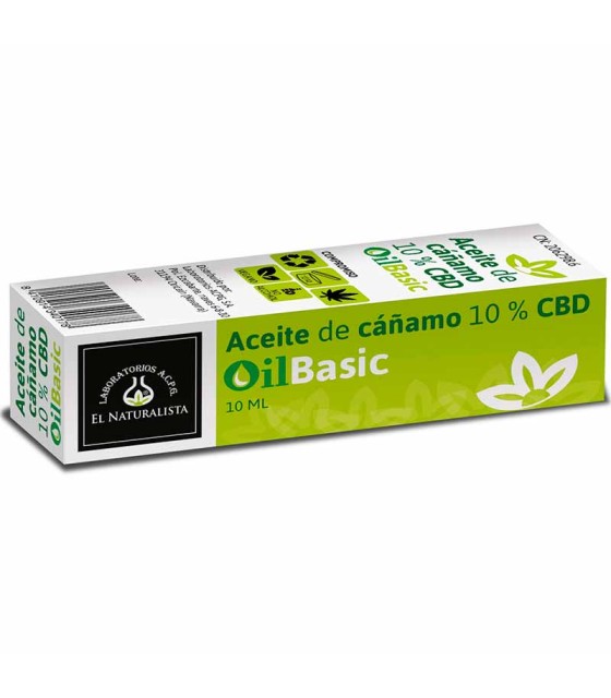 aceite de canamo 10 % cbd el naturalista 10 ml