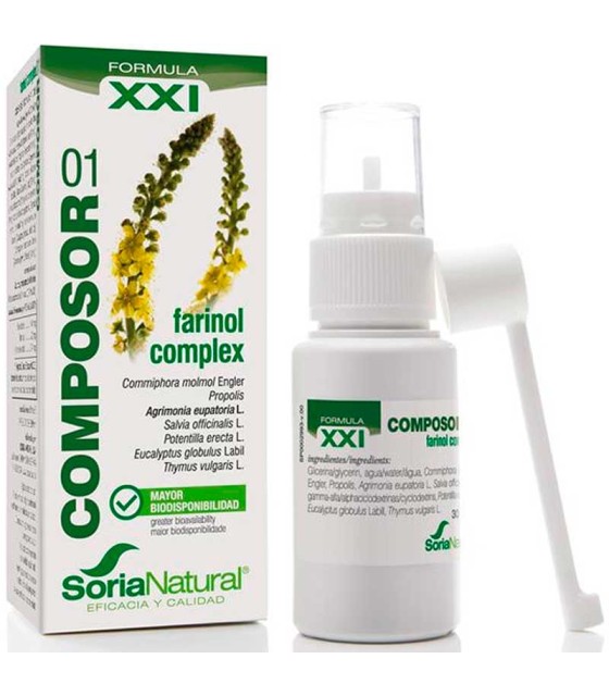 composor 01 farinol complex soria natural 30 ml