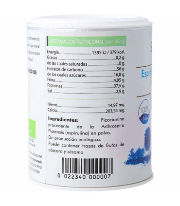 espirulina azul polvo saludviva 25 gr