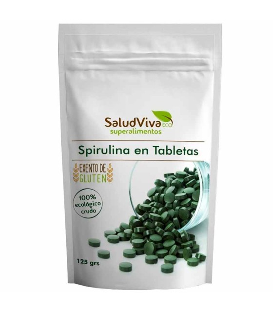 spirulina tabletas saludviva 125 gr