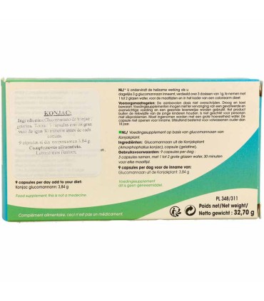 konjac fenioux 60 capsulas