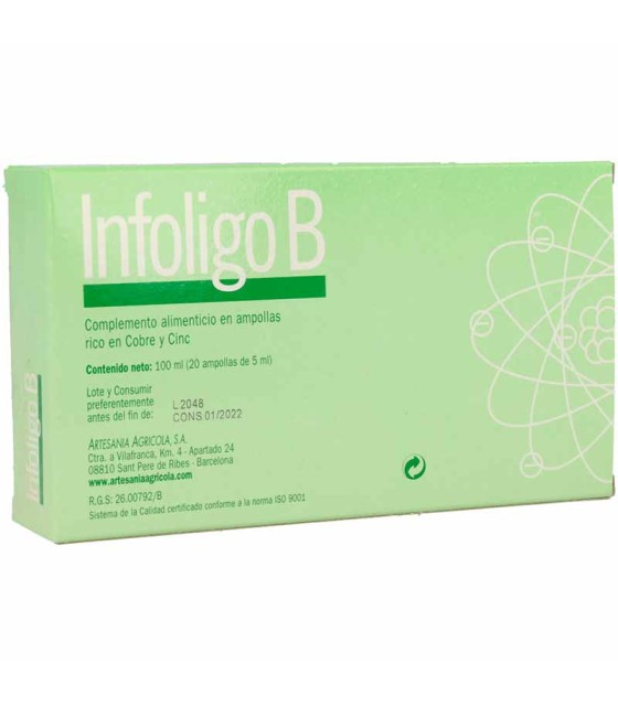 infoligo b plantis 20 ampollas