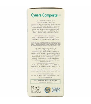 cynara composta forza vitale 50 ml