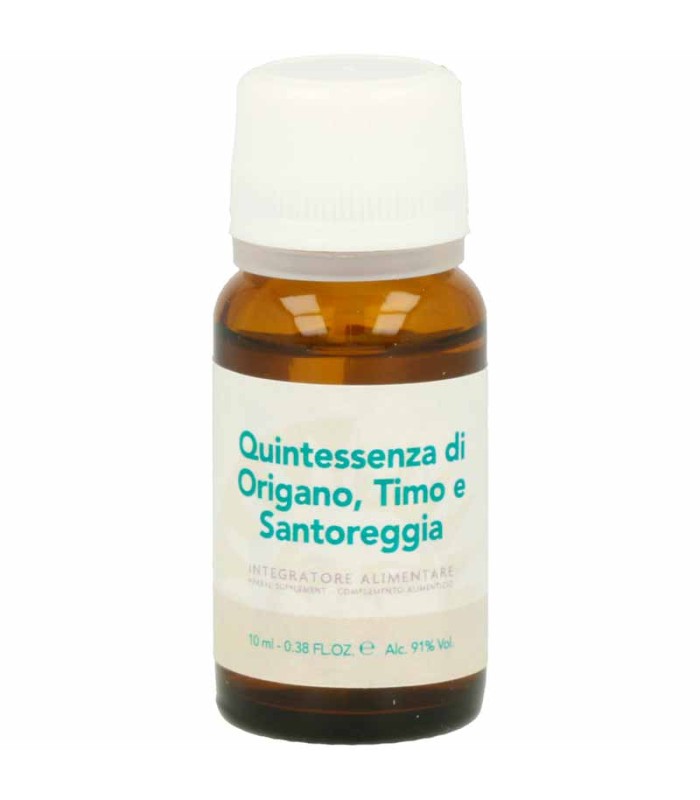 quintaesencia oregano, tomillo ajedrea forza vitale 10 ml