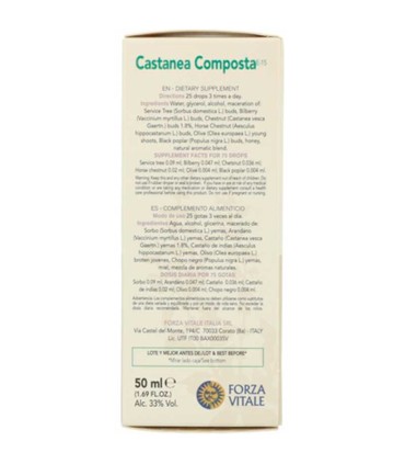 castanea composta forza vitale 50 ml