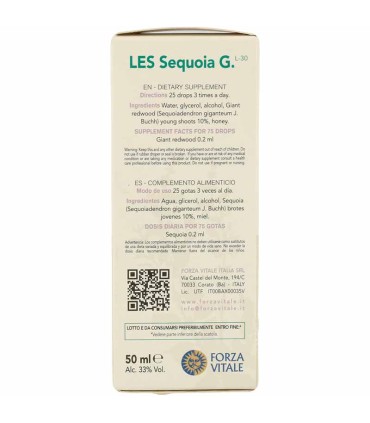 les sequoia gigantea forza vitale 50 ml