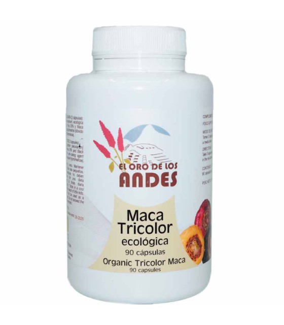 maca tricolor oro de los andes 90 capsulas