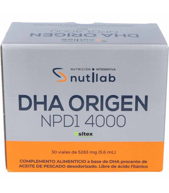 dha origen npd1 4000 nutilab 30 viales 5263 mg