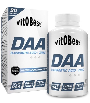 daa d aspartic acid zinc vitobest 90 capsulas 600 mg