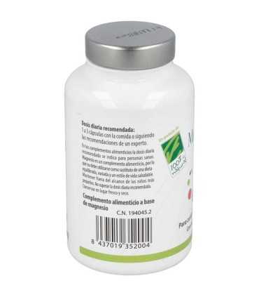 magnesio 100x100 natural 180 capsulas