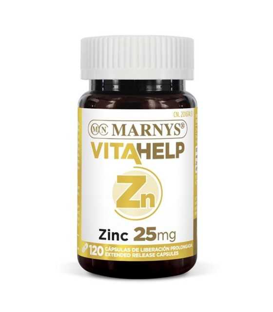 vitahelp zinc marnys 120 capsulas 25 mg