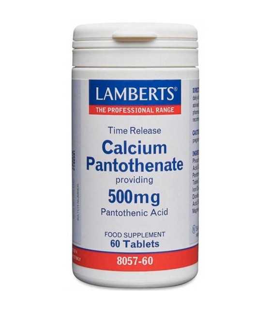 pantotenato calcio lamberts 60 tabletas