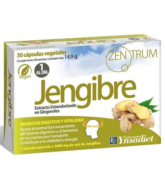 zentrum jengibre ynsadiet 30 capsulas