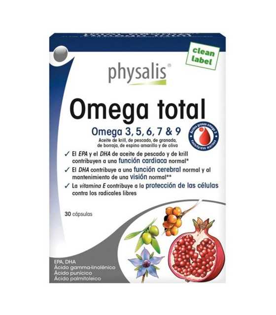 omega total 3 5 6 7 y 9 physalis 30 capsulas