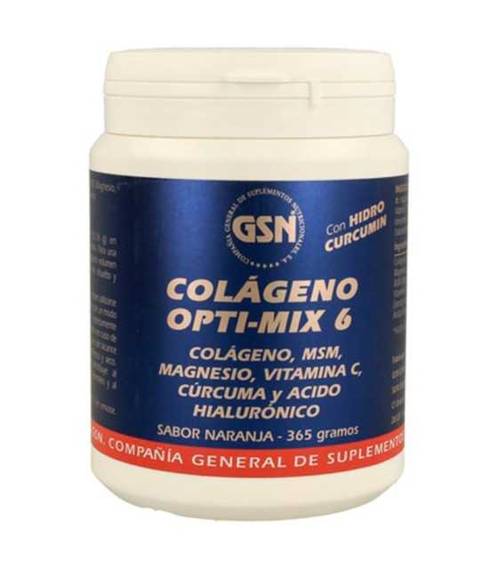 colageno opti mix 6 gsn sabor naranja 365 gr