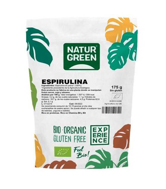 espirulina polvo naturgreen 175 gr