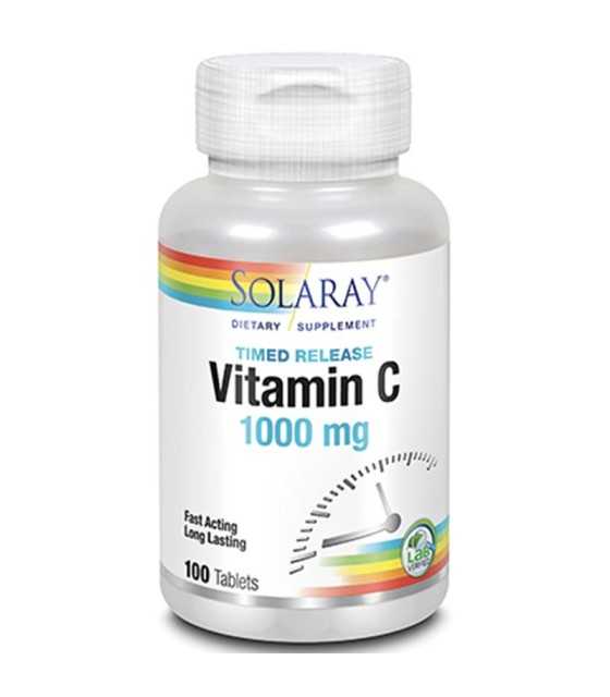 vitamina c 1000 mg solaray 100 tabletas