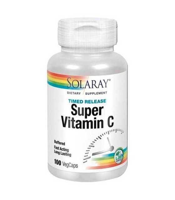 super vitamina c solaray 100 capsulas