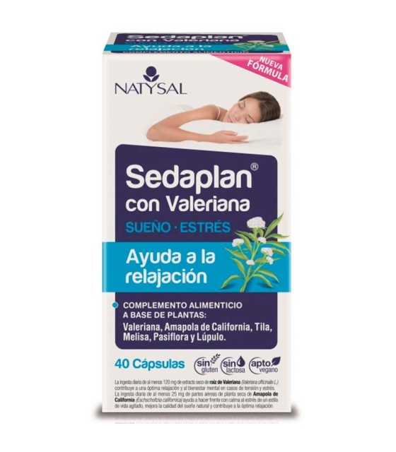 sedaplan valeriana natysal 40 capsulas