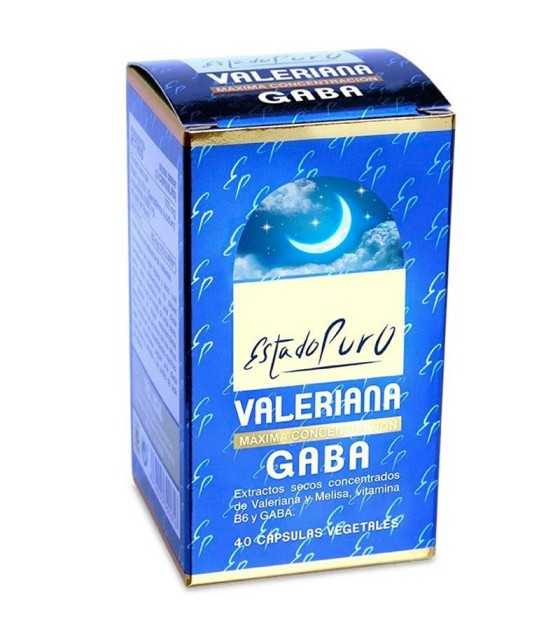 estado puro valeriana gaba 40 capsulas vegetales