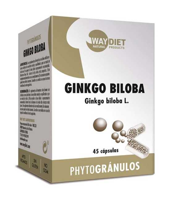 ginkgo biloba waydiet 45 capsulas phytogranulos