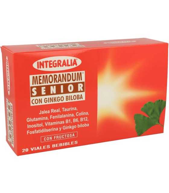 memorandum senior ginkgo biloba integralia 20 viales bebibles