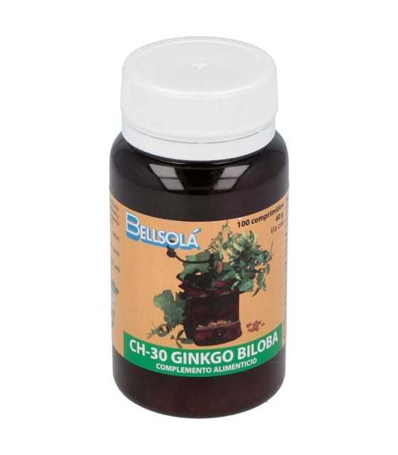 ch 30 ginkgo biloba bellsola 100 comprimidos