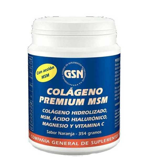 colageno premium msm gsn sabor naranja 354 gr