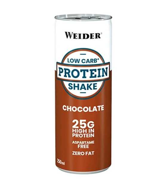 low carb protein shake weider sabor chocolate 250 ml