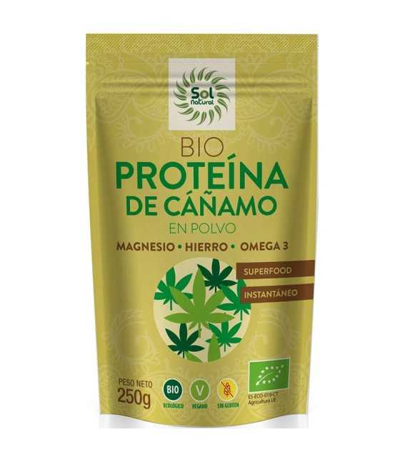 proteina cañamo polvo sol natural 250 gr