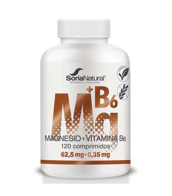 magnesio vitamina b6 soria natural 120 comprimidos