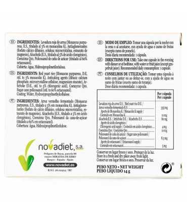 composicion colestia evo novadiet 30 capsulas