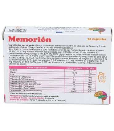 Memorión 30 Cápsulas