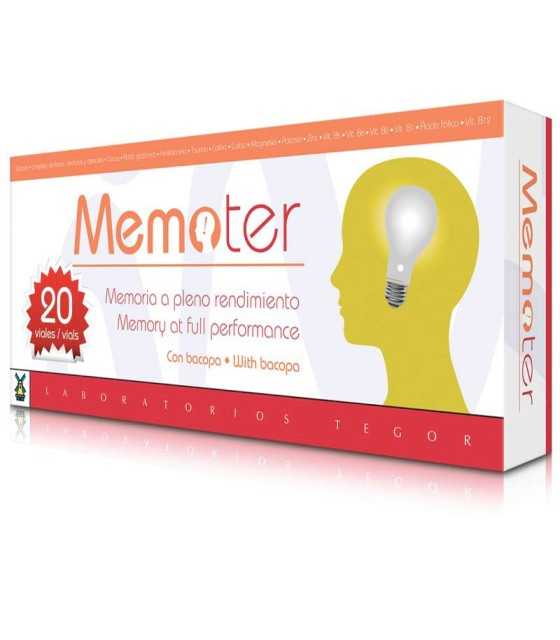 memoter tegor 20 viales 10 ml