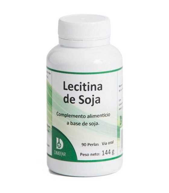 lecitina soja dimefar 90 perlas 1600 mg