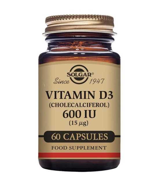 vitamina d3 solgar 600iu 60 capsulas