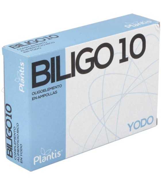 biligo 10 yodo plantis 20 ampollas 2 ml