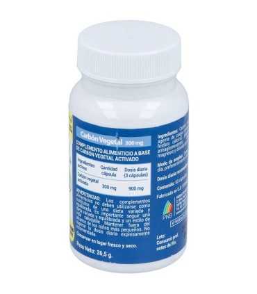 carbon vegetal polaris 300 mg 50 capsulas