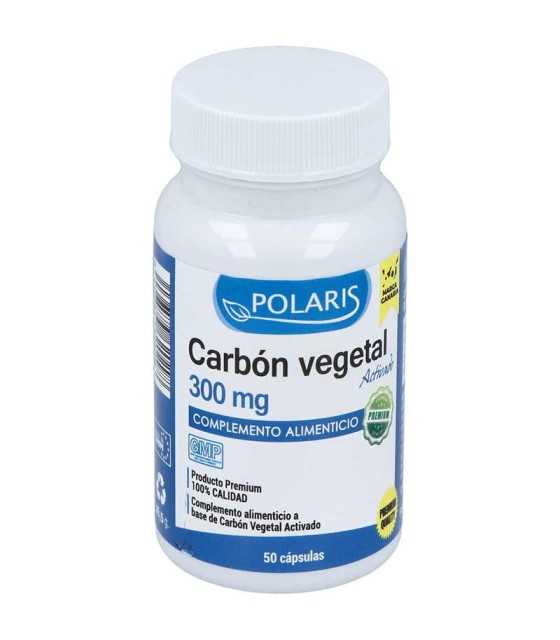 carbon vegetal polaris 300 mg 50 capsulas