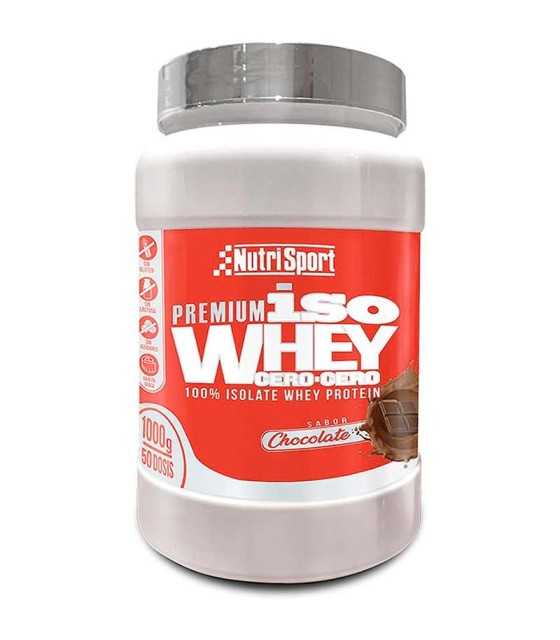 iso whey cero cero premium nutrisport chocolate 1 kg