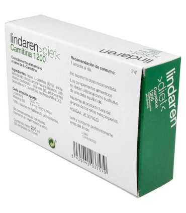 lindaren diet carnitina 1200 artesania agricola 20 ampollas