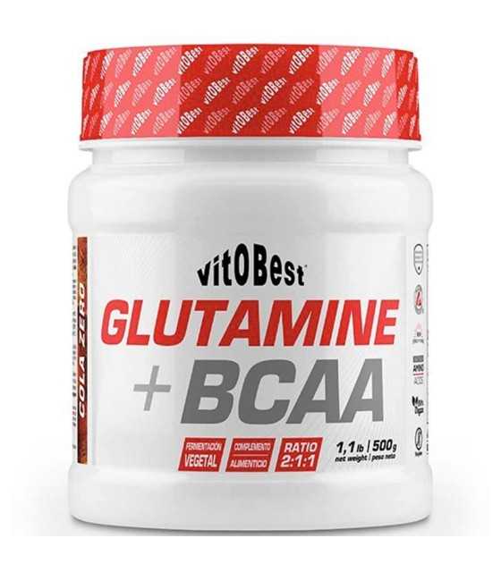 glutamina bcaa vitobes cola zero 500 gr